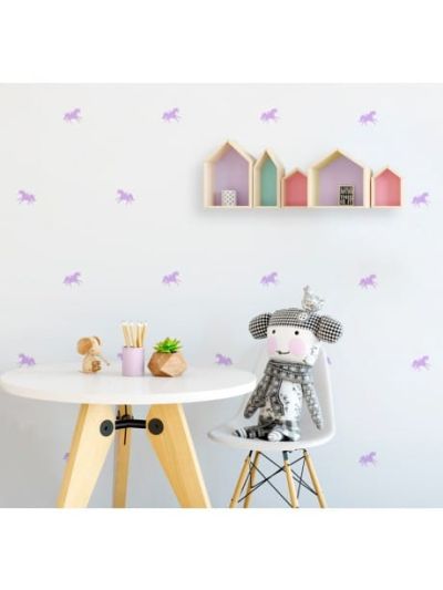 Mini Pegatinas. Vinilo Decorativo Infantil Mini Unicornios