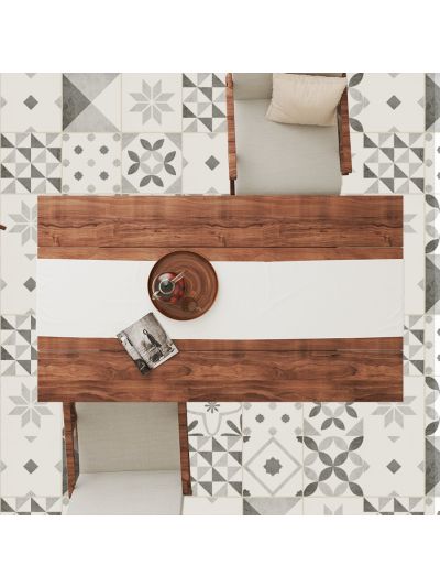 Vinilo decorativo de baldosas para paredes y pisos tipo mosaico (Set x 24 unidades). Colección AVINYO 
