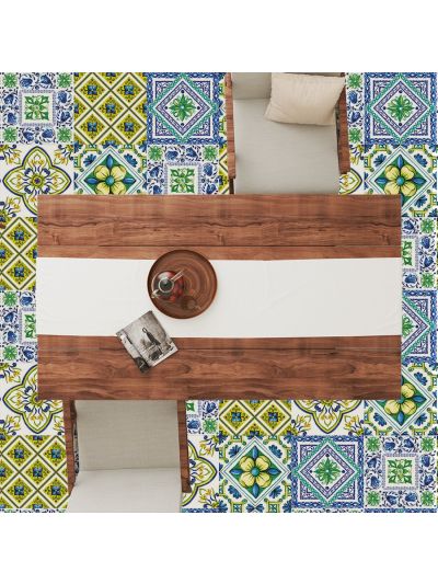 Vinilo decorativo de baldosas para paredes y pisos tipo mosaico (Set x 24 unidades).Colección LETAMENDI 
