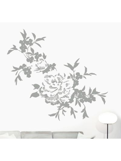 Vinilo decorativo floral Dalia