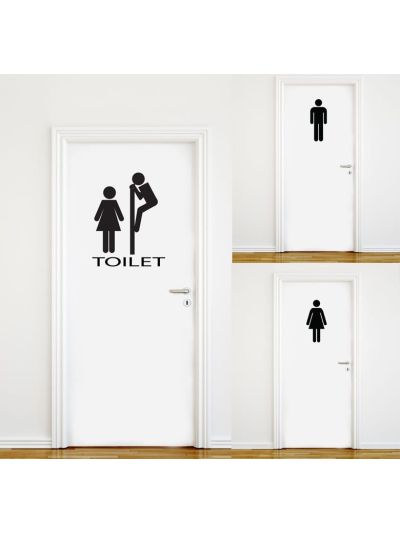 Vinilo Decorativo divertido y original para cuarto de baño