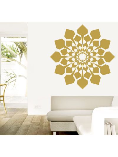 Vinilo decorativo geometría sagrada 
Mándala tiffany