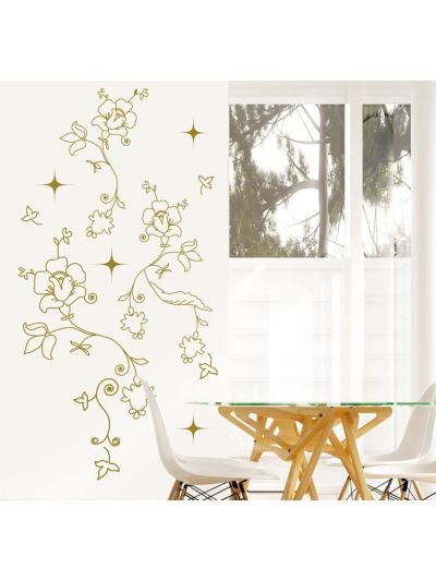 Vinilo decorativo Arabesco floral